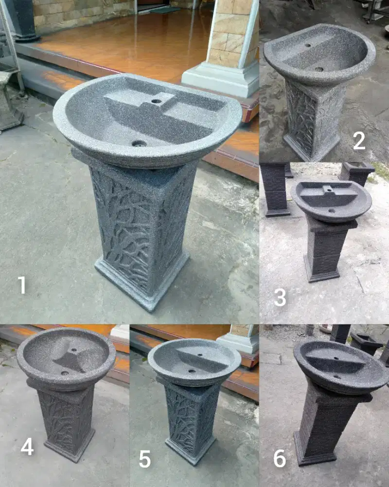 Wastafel cuci tangan melayani pesan antar bayar ditempat