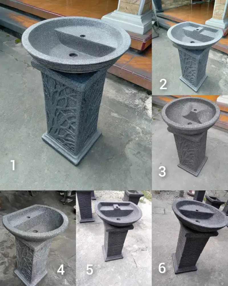 Wastafel cuci tangan melayani pesan antar bayar ditempat