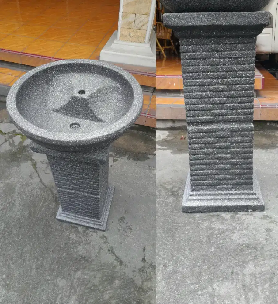 Wastafel cuci tangan melayani pesan antar bayar ditempat