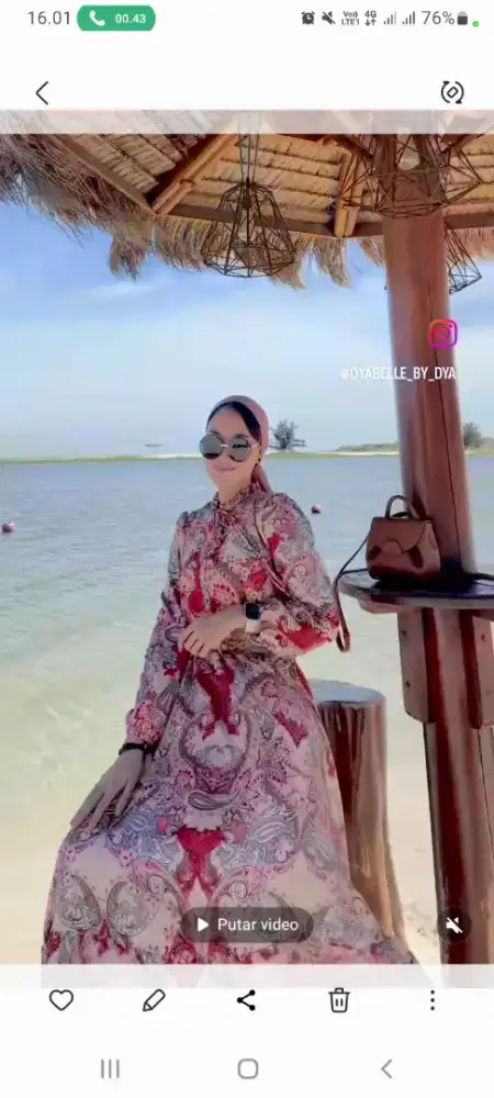 Dress cantik mewah brand dyabelle