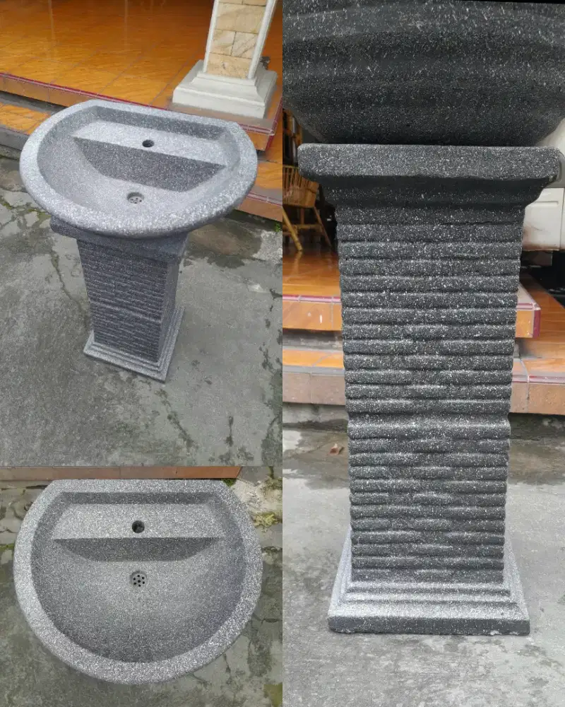 Wastafel cuci tangan melayani pesan antar bayar ditempat