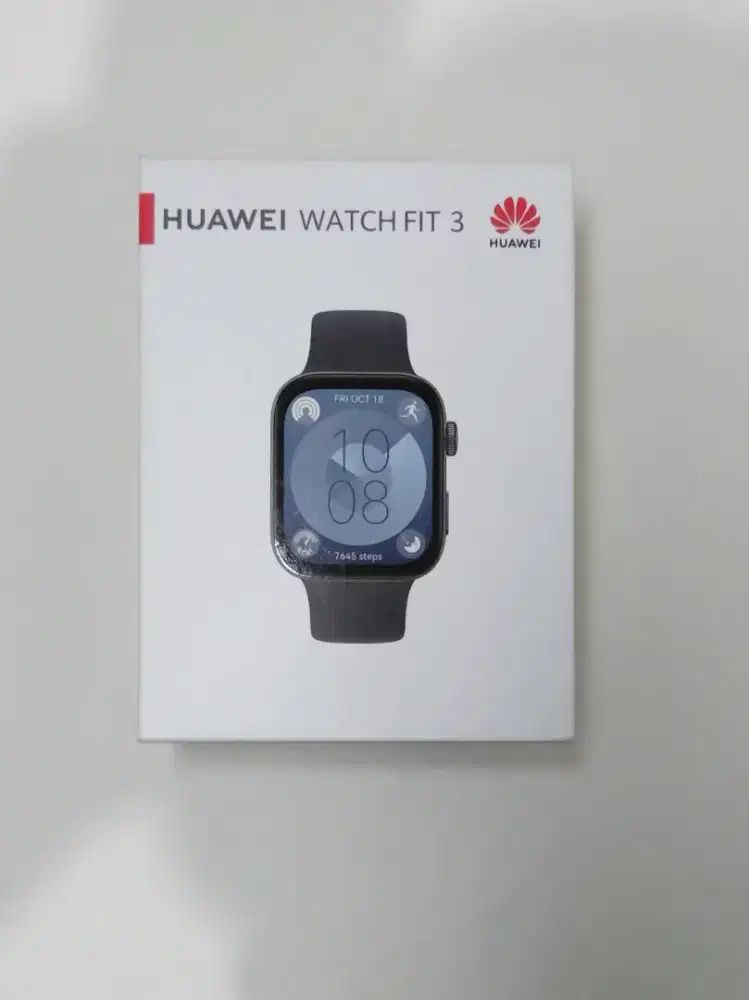 smartwatch huawei watch fit 3 hitam