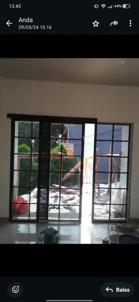 Pintu sliding & partisi alumunium kaca