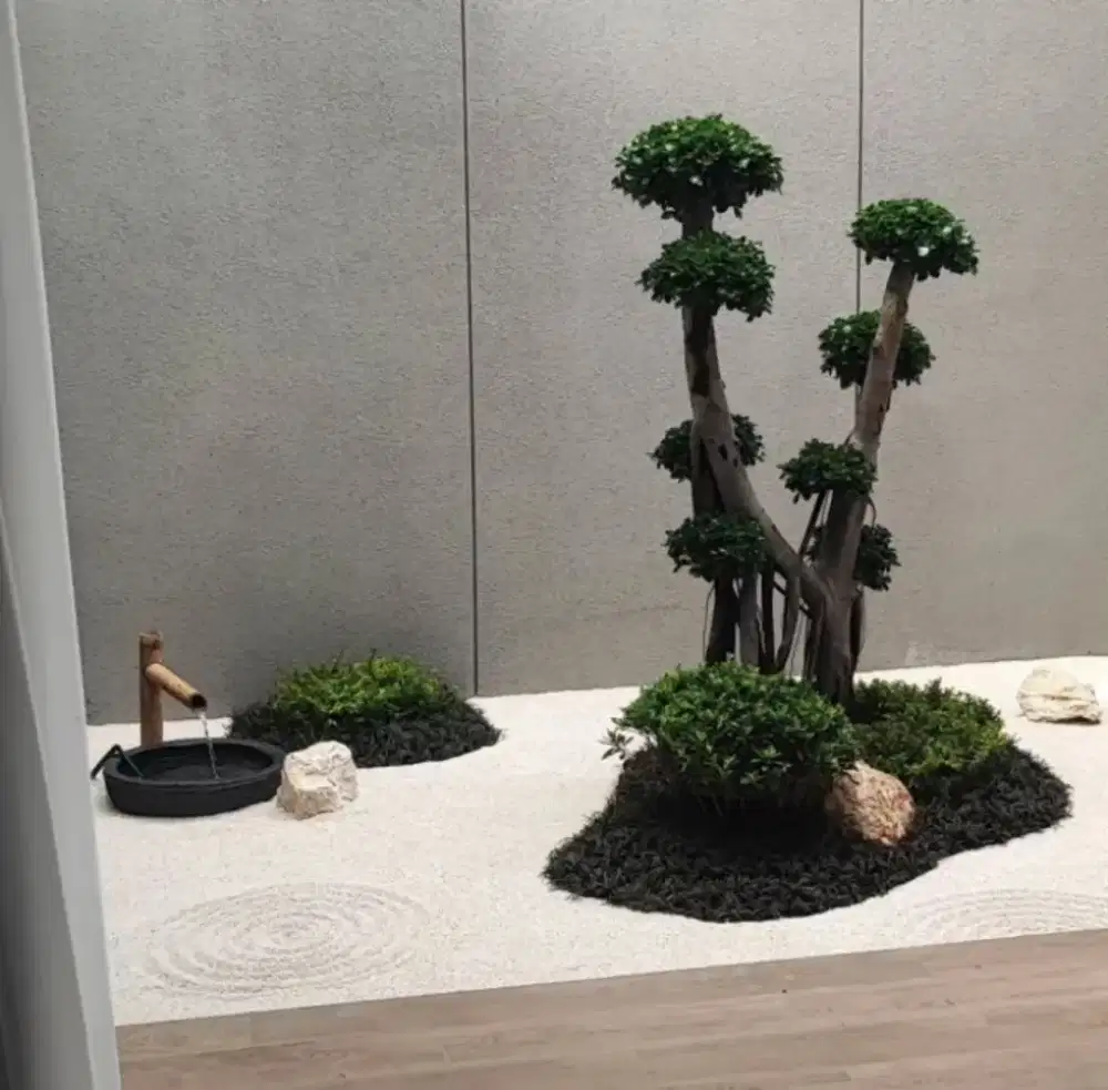 Menerima jasa pembuatan taman zen garden