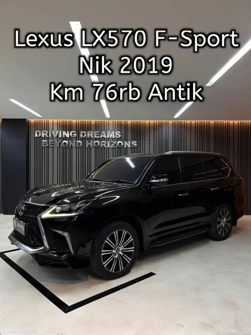 Lexus LX570 F-Sport AT 2019 Hitam B2031PBY Km76rb