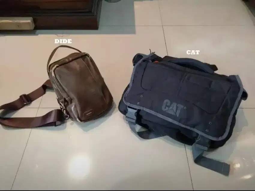 Tas Sling Bag DIDE dan Selempang Laptop CAT Import 2