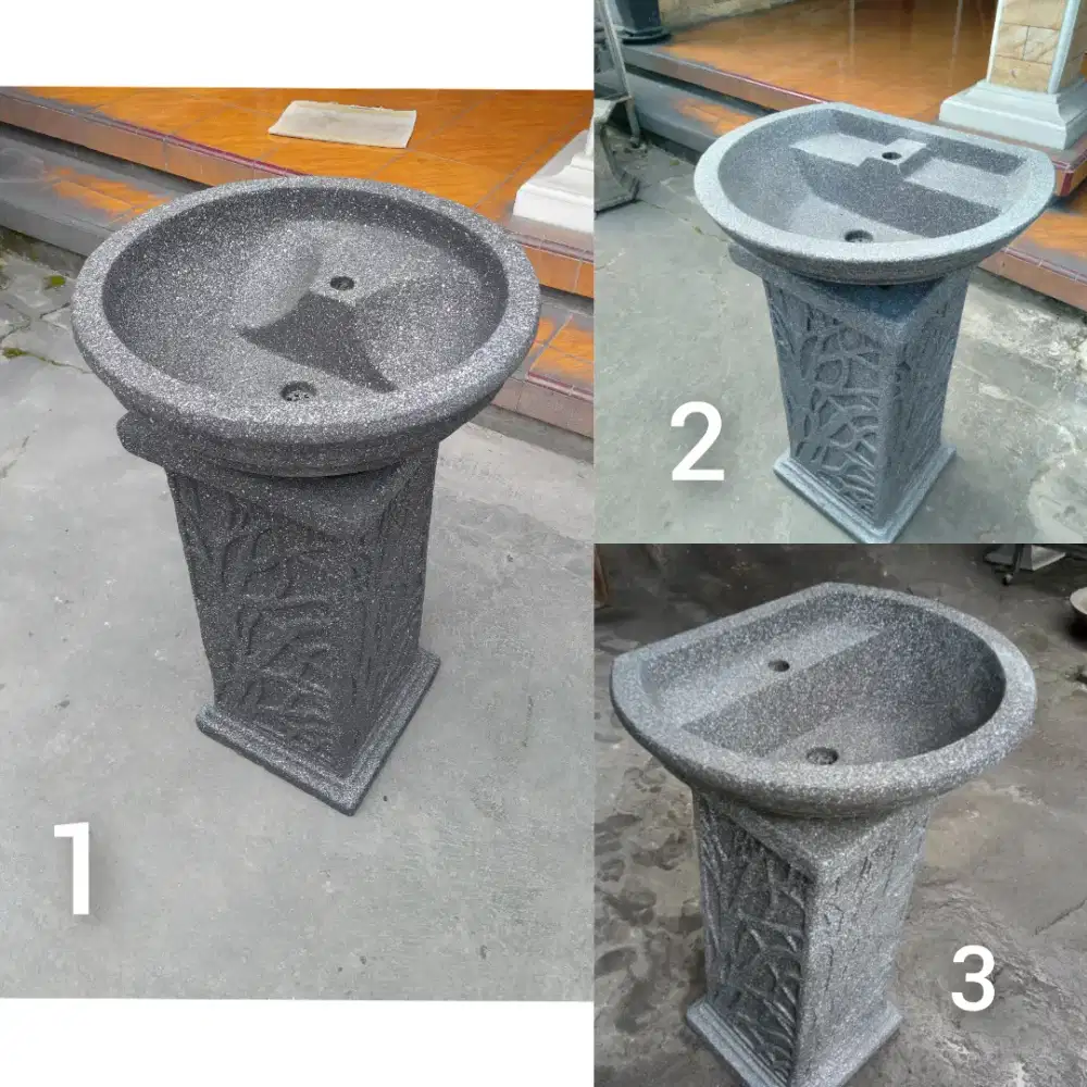 Wastafel cuci tangan melayani pesan antar bayar ditempat