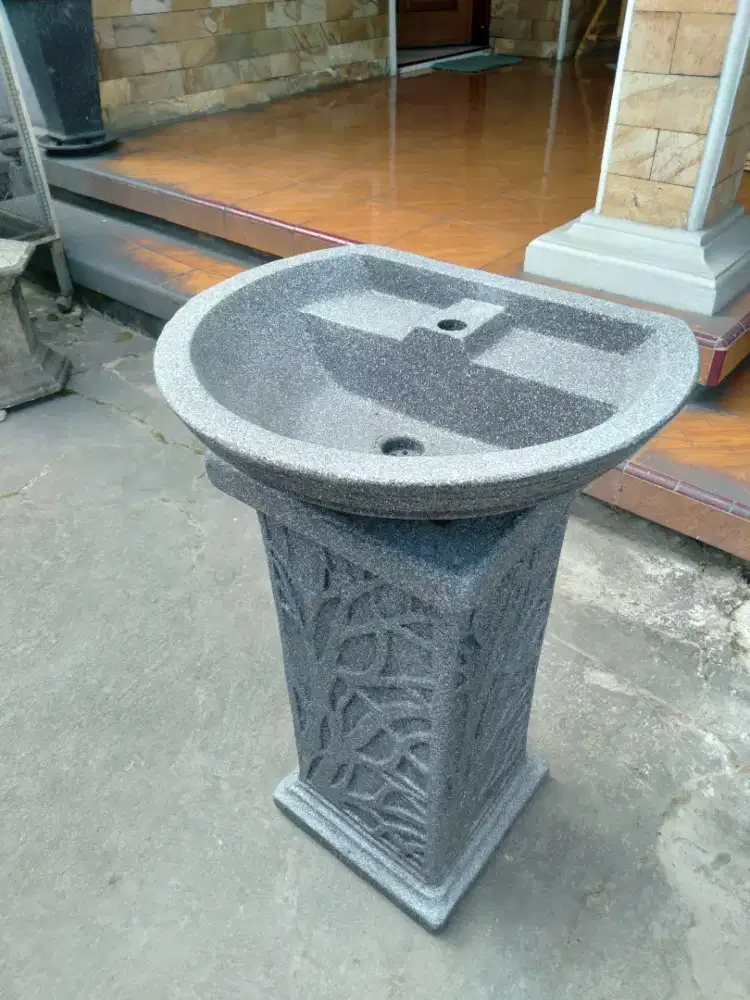 Wastafel cuci tangan melayani pesan antar bayar ditempat