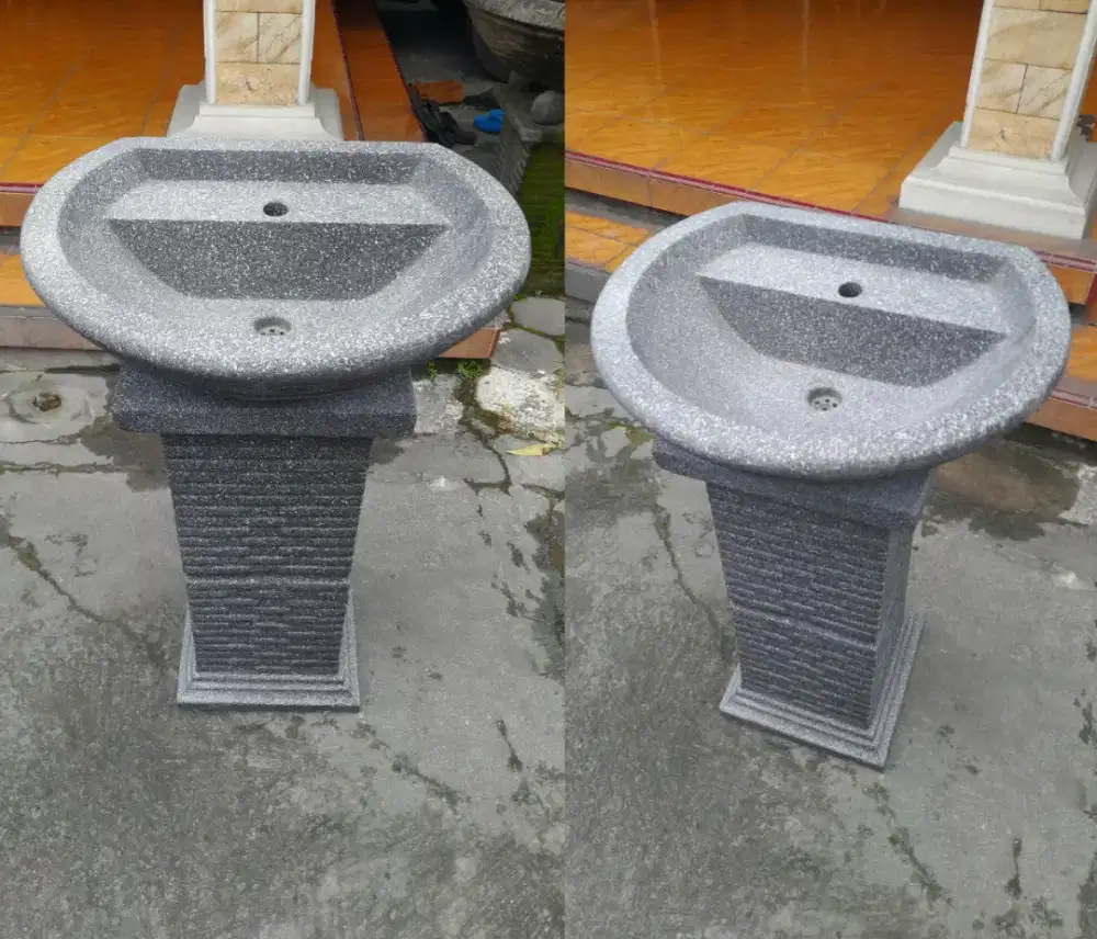 Wastafel cuci tangan melayani pesan antar bayar ditempat