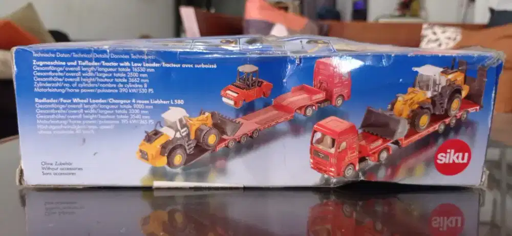 DIECAST TRUK TRAILER+LOADER SIKU