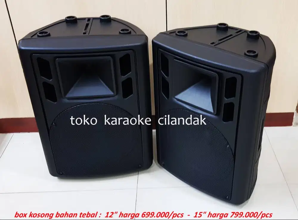 BOX SPEAKER 12 & 15 INCHI 12 HARGA 699.000/PCS 15 HARGA 799.000/PCS