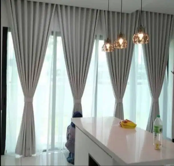 Jual Gorden Blackout Sekat Klinik Hordeng Pintu Gordyn Vitrase