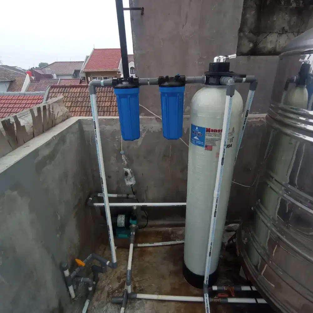 Waterr trement filter air pompa sumur PDAM bisa mengatasi semua