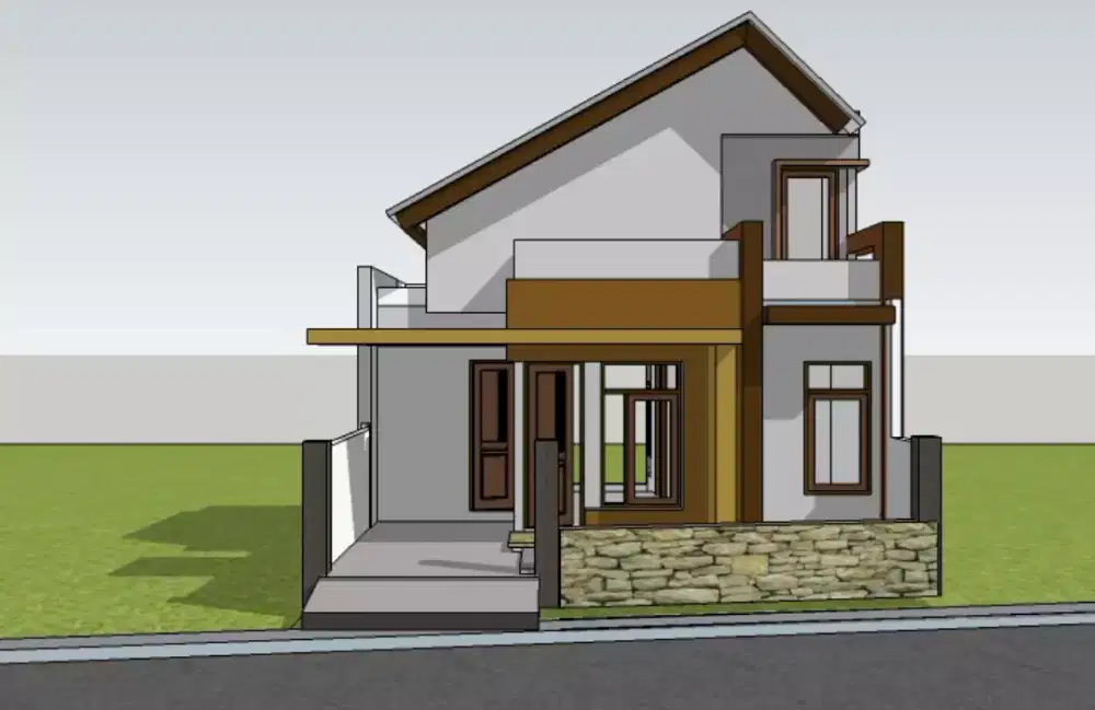 Rumah Tinggal Indent 1 Lantai + Mezzanine di Kota Bandung Bisa KPR