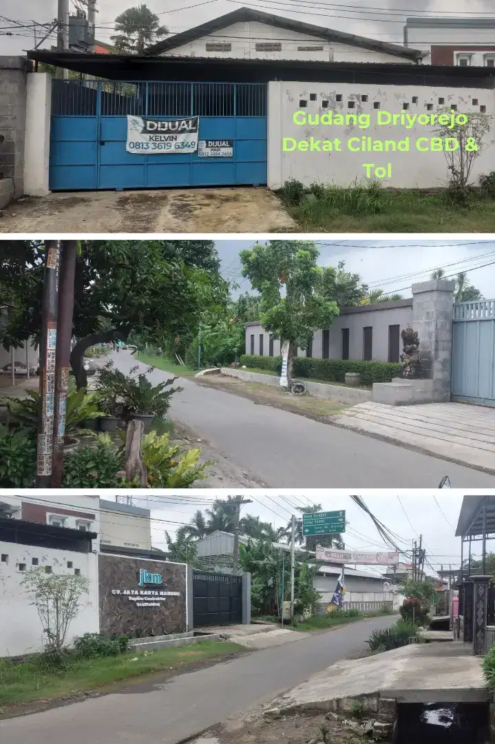 Jual Gudang Driyorejo Siap pakai