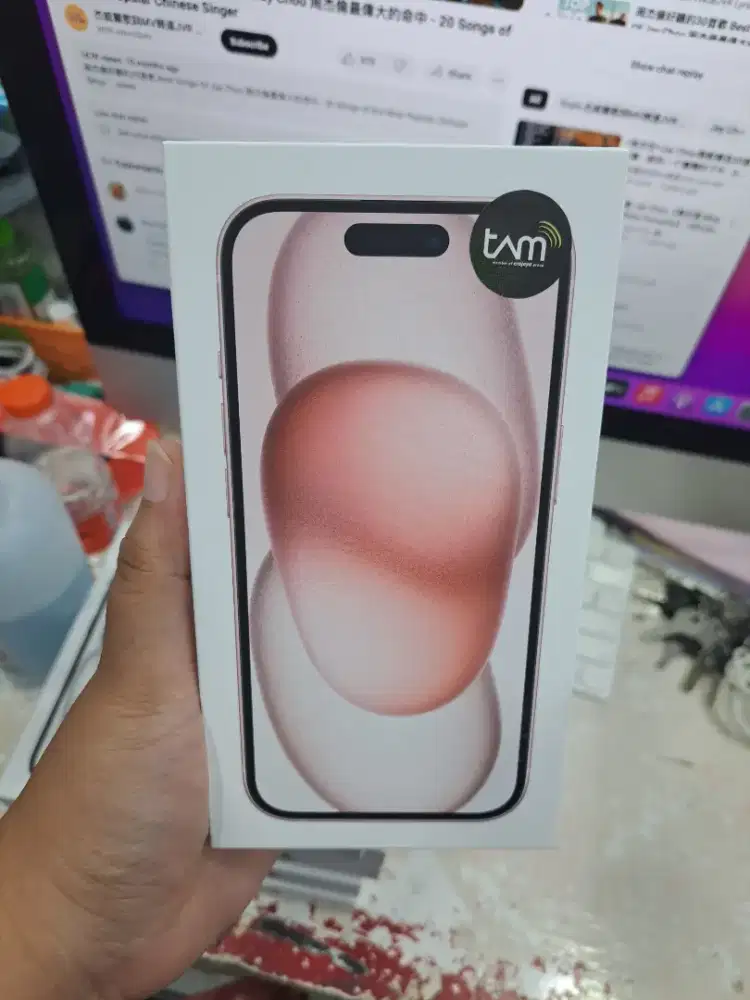 Apple IPhone 15 128GB Pink New Garansi IBOX Bisa Cash dan Rekber