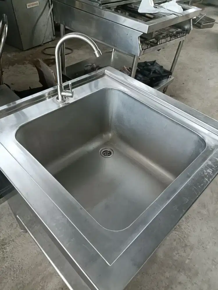 sink 1 lubang stainless steel