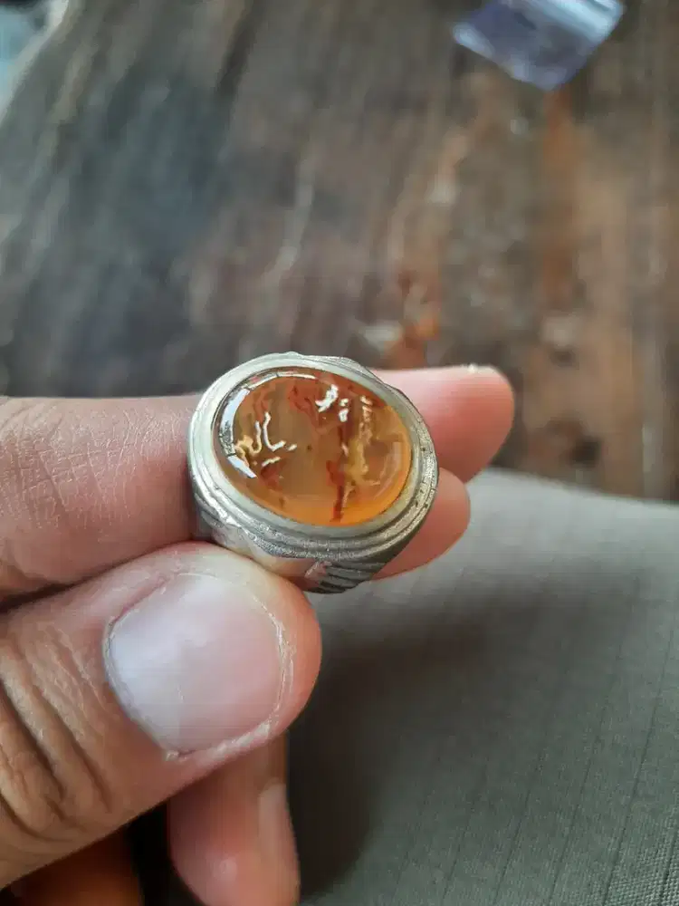 Batu cincin pria motif