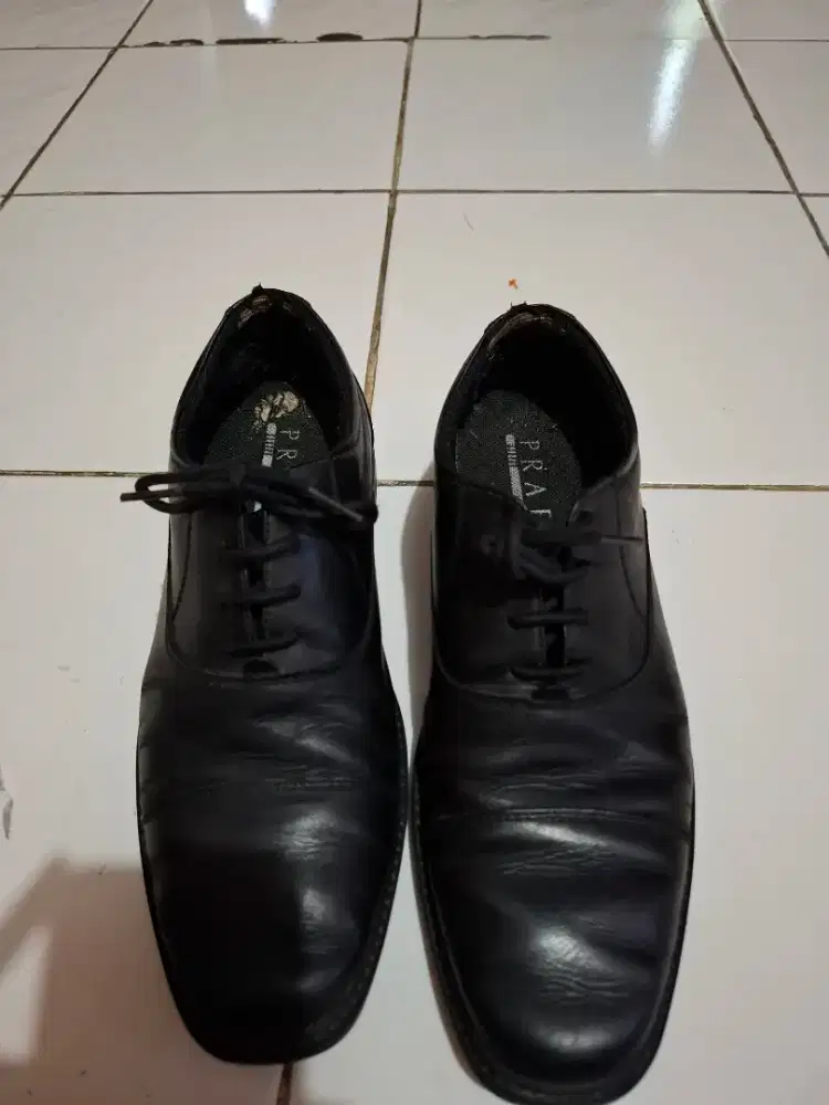 JUAL SEPATU PRABU RAFA SECOND SIZE 40 BLACK