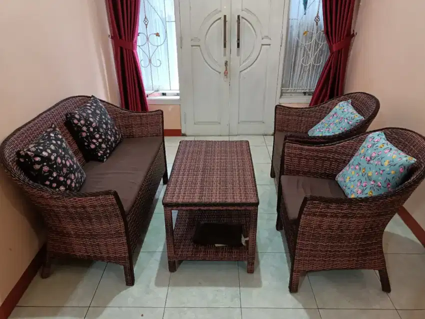 Kursi Rotan Sintetis / Kursi Ruang Tamu