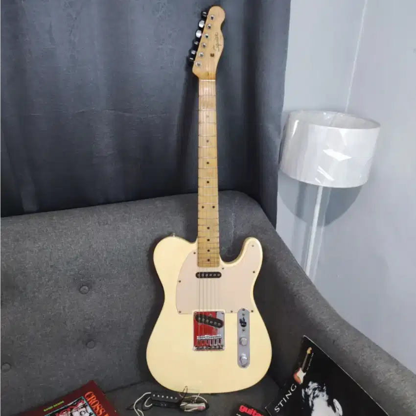 Squier by fender Telecaster Affinity Vintage white 2011 upgrade