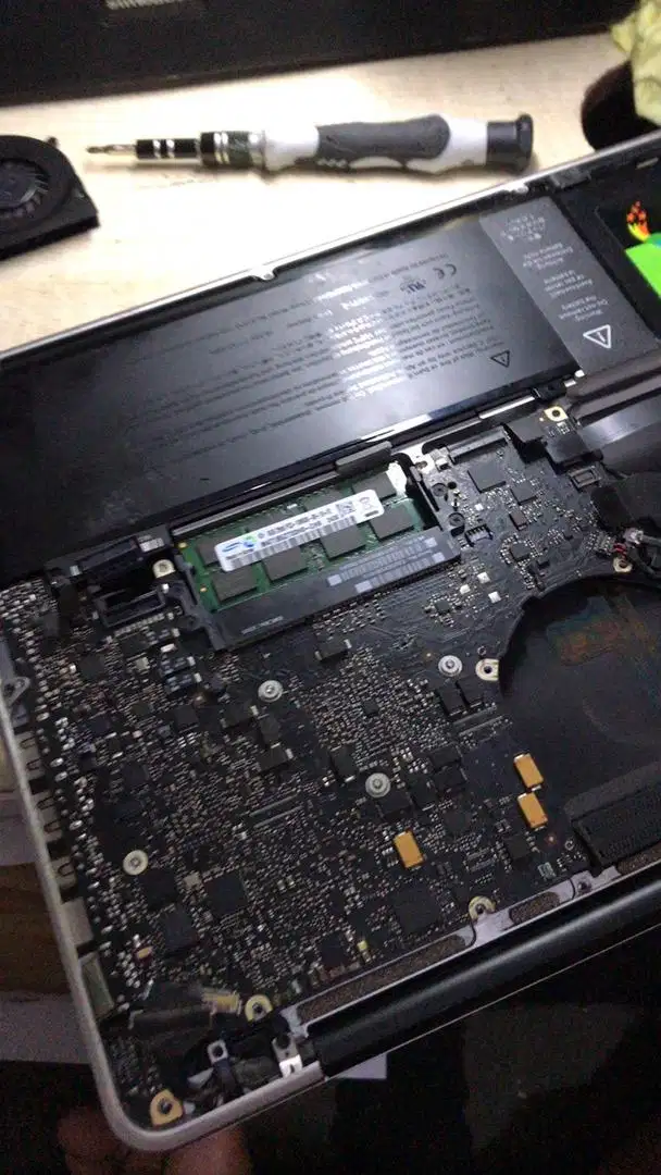 cleaning + ganti pasta laptop & mac