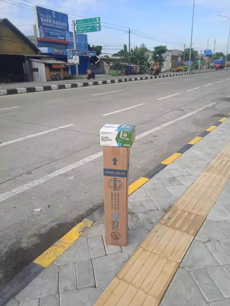 Sedia tabung oksigen lengkap tinggal pakai