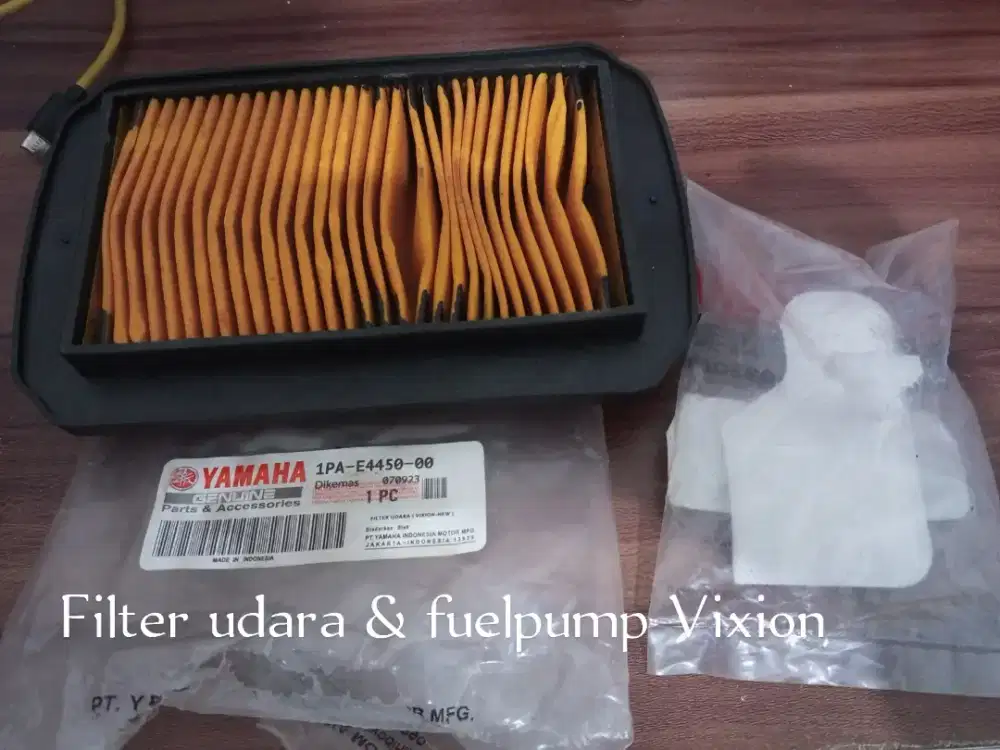 Filter udara dan filter fuelpump Yamaha Vixion new