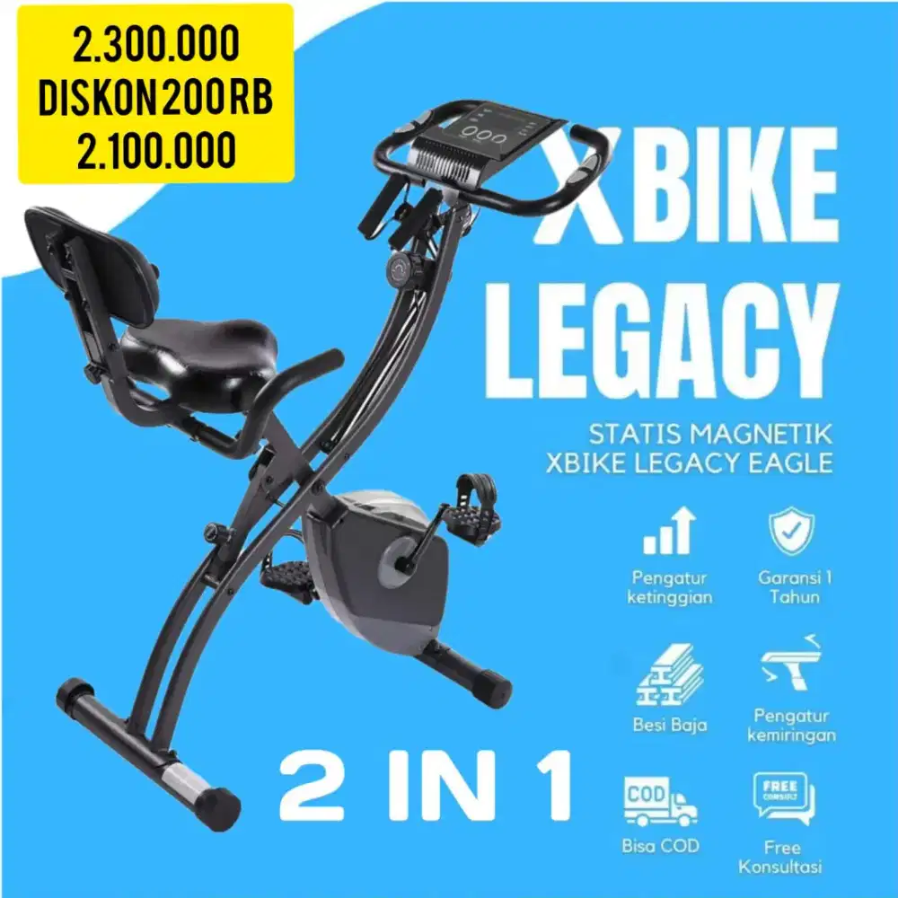 Sepeda Statis Xbike Legacy Rope Alat fitnes
