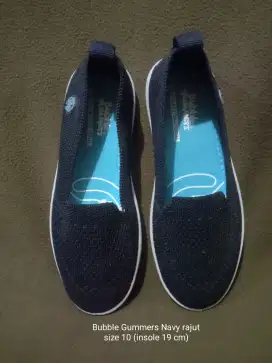 Bubble Gummers navy rajut (FREE ONGKIR)