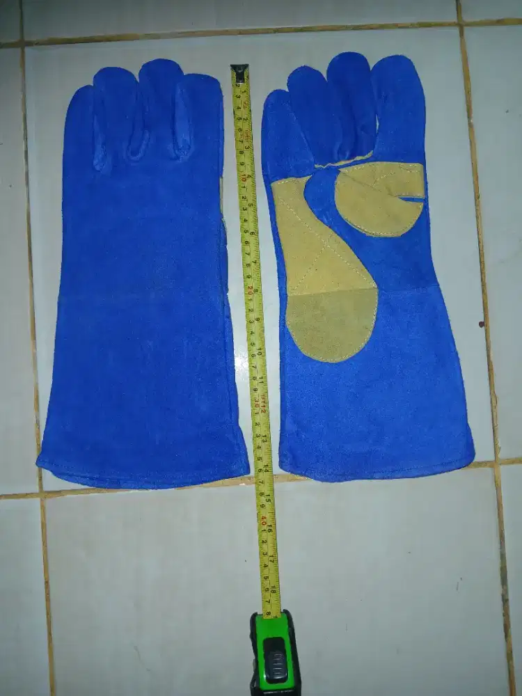 Sarung tangan kulit las