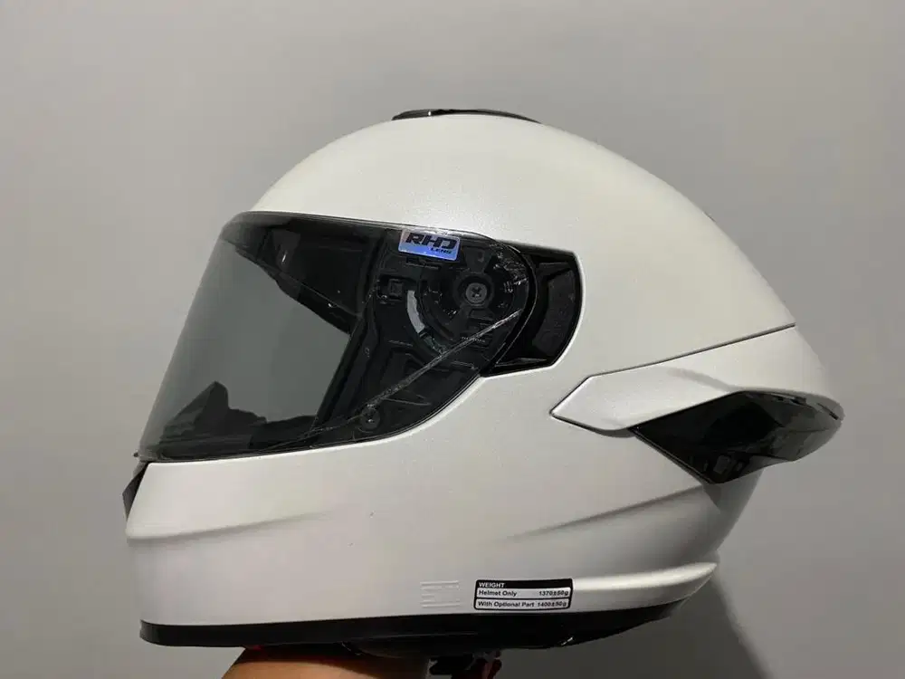 Helm NHK Mark-1 Elite Star White (Single Visor)
