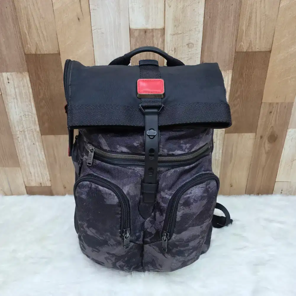 Tumi londol roll top charcoal restoration original