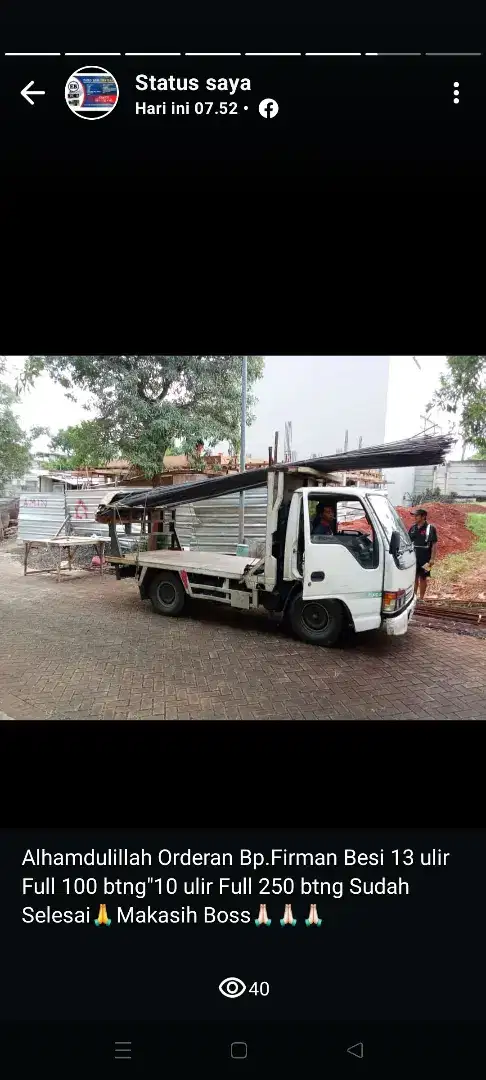 EKA BAJA Jual Besi 10 ulir Full Serifikat SNI
