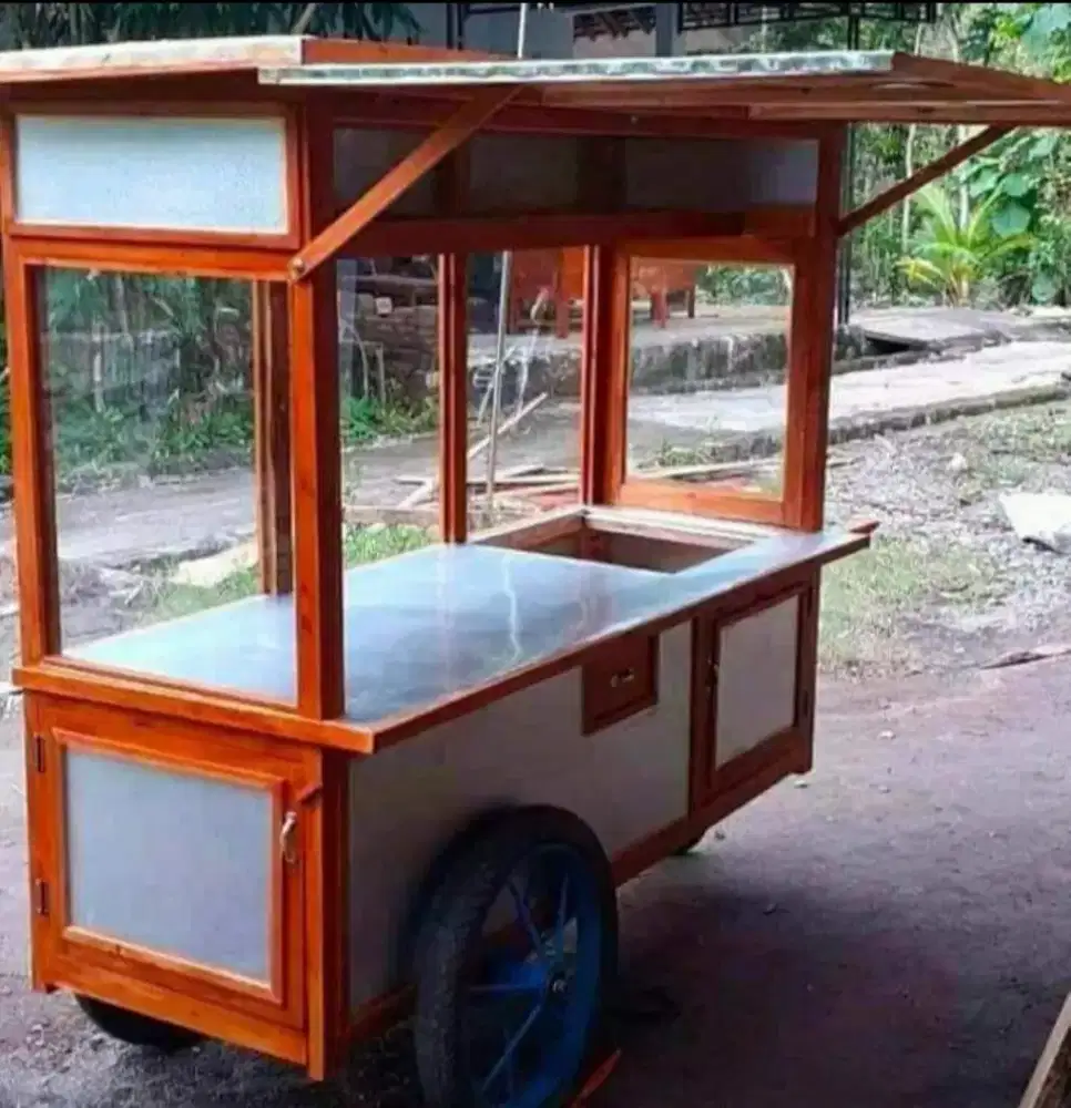 Gerobak pergorengan / roti bakar x martabak / nasi goreng