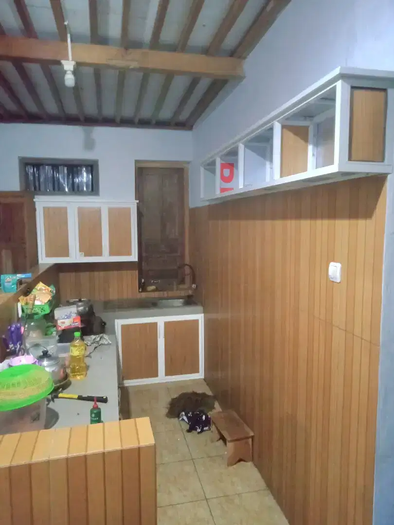 Kitchen Set Alumunium dapur rak minimalis pintu acp bersih anti rayap