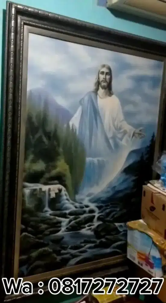 LUKISAN YESUS SUMBER AIR YANG HIDUP