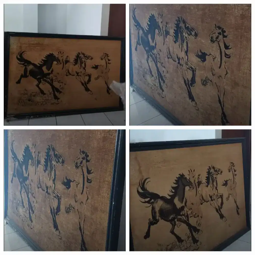 LUKISAN KARPET KUDA BERLARI