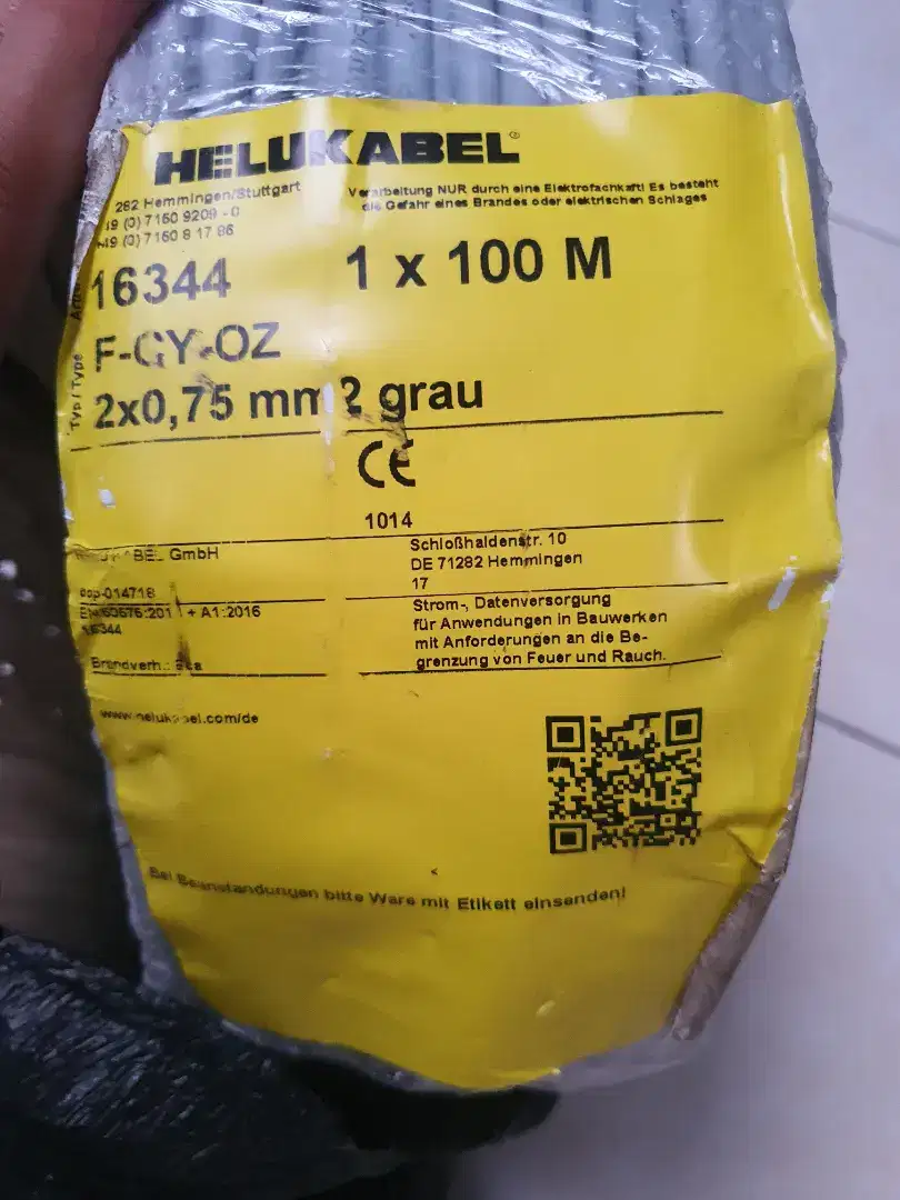 Kabel 1x0.75 100 meter