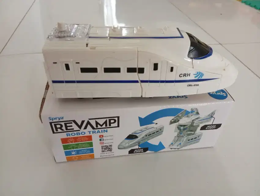 Mainan Kereta Berubah Jadi Robot