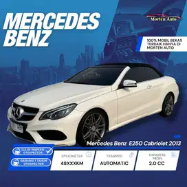Mercedes Benz E250 Cabriolet 2.0 At Facelift 2013 Km 47 Ribu Record