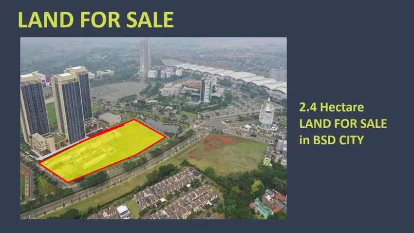 DIJUAL CEPAT LAHAN KOMERSIAL IZIN BANGUNAN 45 LANTAI DI JALAN GRAND BO