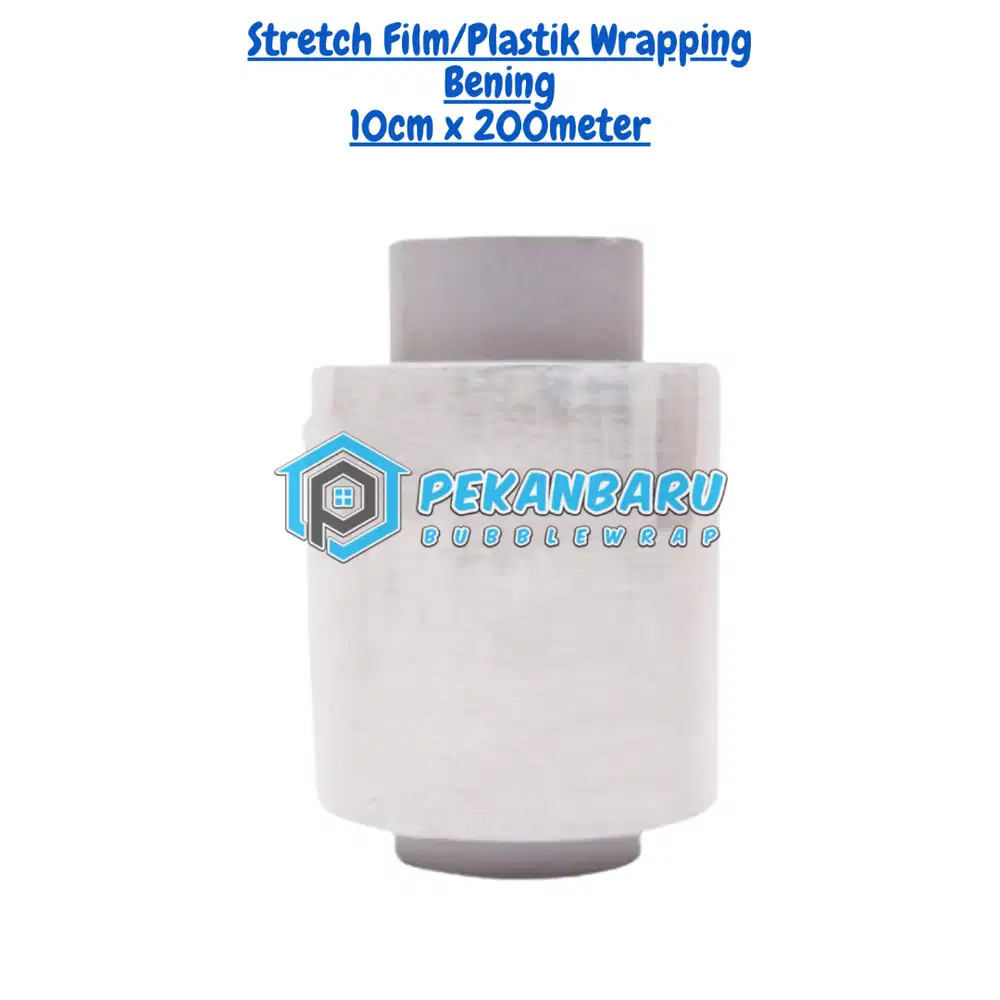 Plastik Wrapping / Stretch Film Bening 10cm x 200meter di Pekanbaru