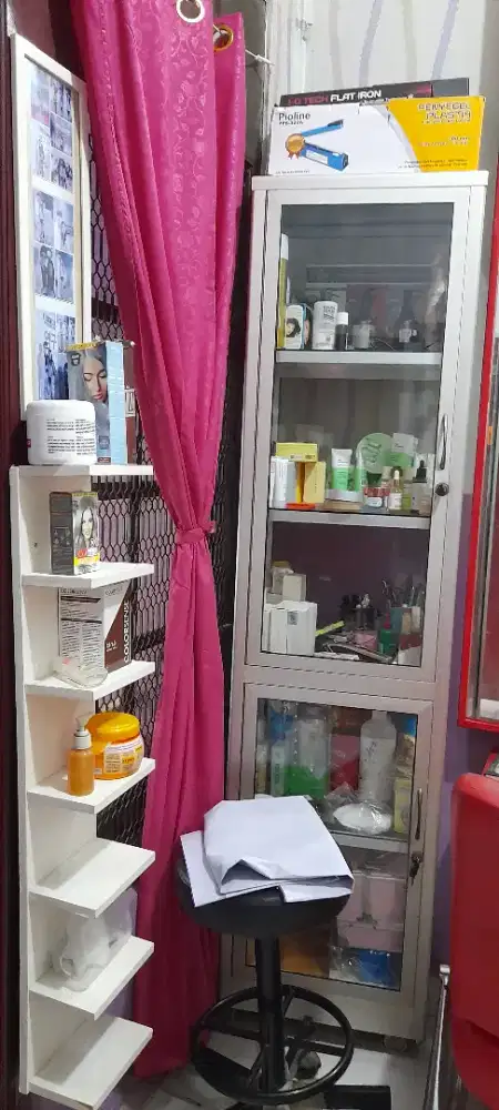 Rak dinding 5 susun putih