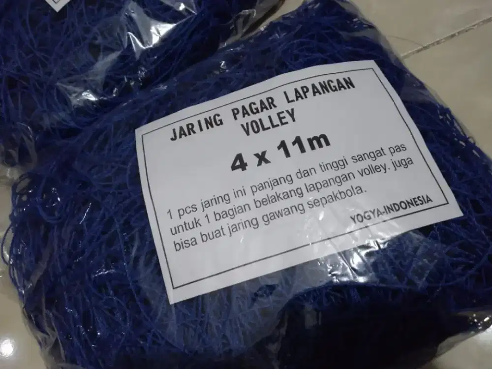 JARING PENGAMAN LAPANGAN VOLI DAN SEPAKBOLA