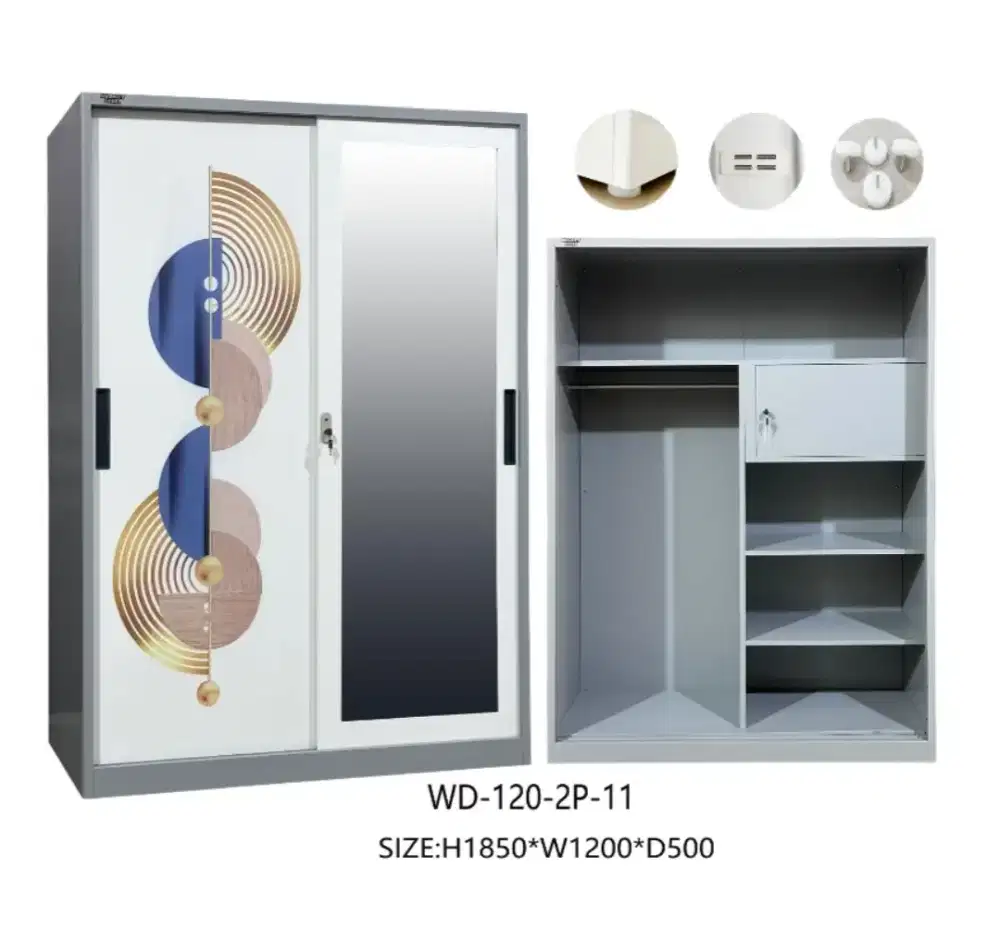 Lemari seleding bbn pelat besi redy di ordderr