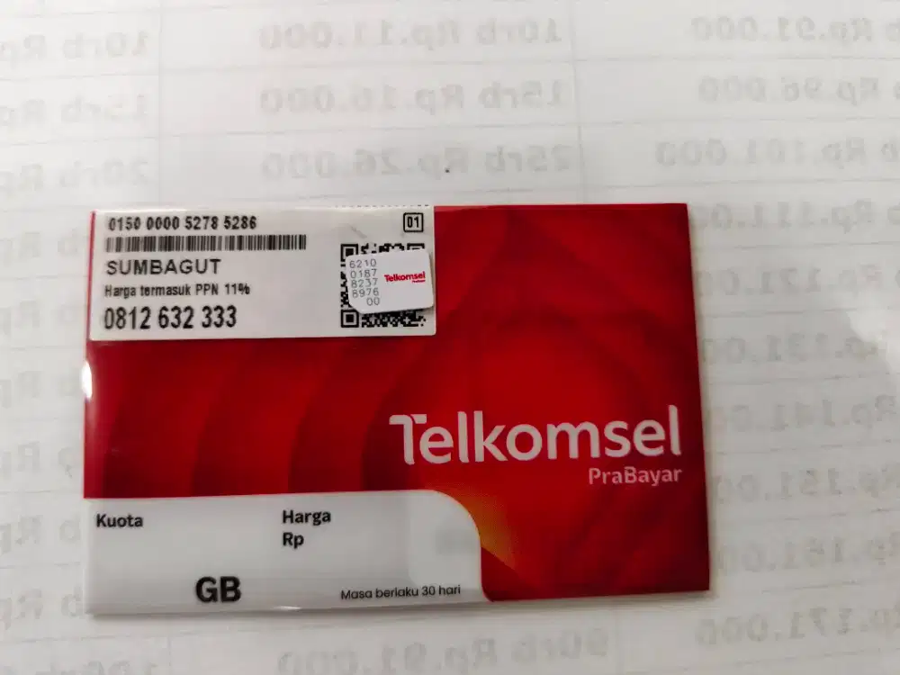 Perdana telkomsel 10 digit