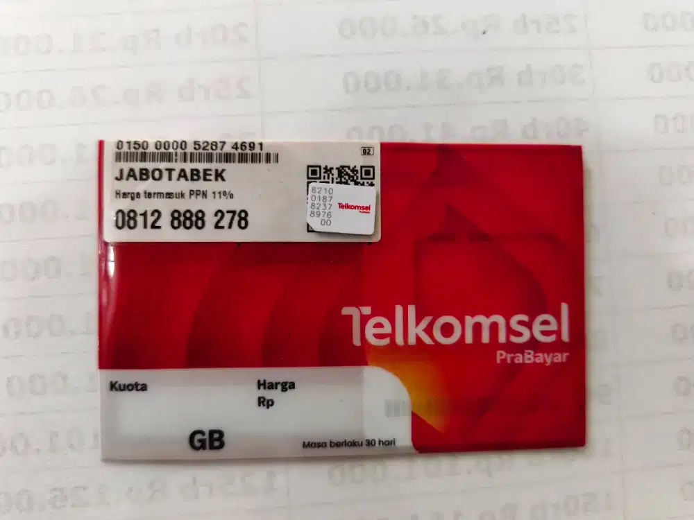 Perdana telkomsel 10 digit