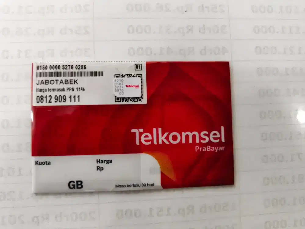Perdana telkomsel 10 digit