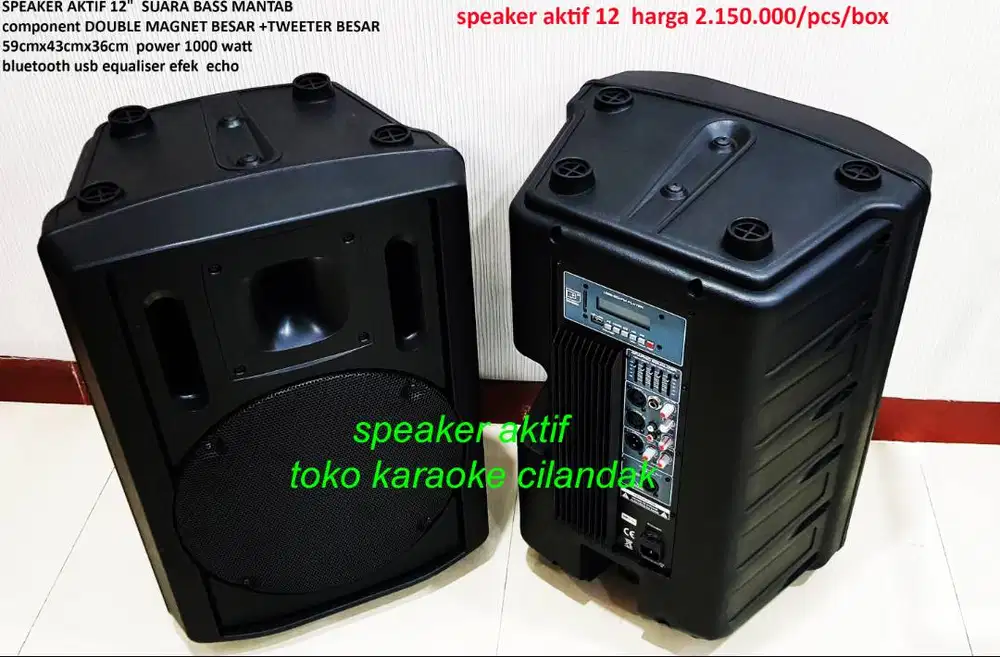 speaker aktif 12 dobel magnet